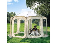 Iglo-vormige tuinkas, 3,6 m, pvc-zeil - afbeelding 1 van  6