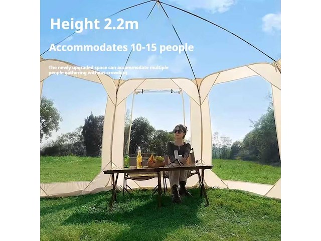 Iglo-vormige tuinkas, 3,6 m, pvc-zeil - afbeelding 4 van  6