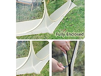 Iglo-vormige tuinkas, 3,6 m, pvc-zeil - afbeelding 6 van  6