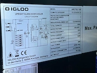 Igloo arctic 1.88 3-deurs vitrinekoelkast - afbeelding 8 van  8