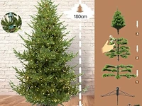 Igood kunstkerstboom met verlichting (180 cm) - afbeelding 4 van  4