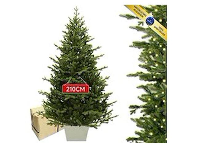 Igood kunstkerstboom met verlichting (210 cm) - afbeelding 1 van  5
