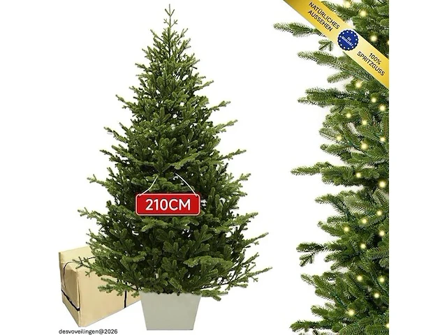 Igood kunstkerstboom met verlichting (210 cm) - afbeelding 2 van  5