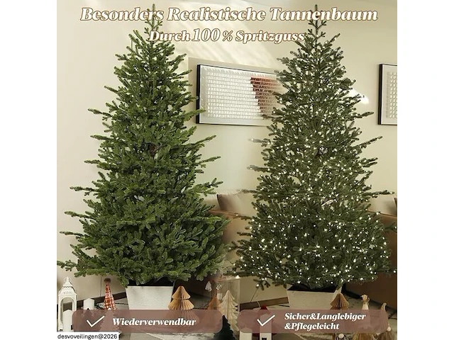 Igood kunstkerstboom met verlichting (210 cm) - afbeelding 5 van  5