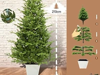 Igood kunstkerstboom met verlichting (210 cm) - afbeelding 4 van  5