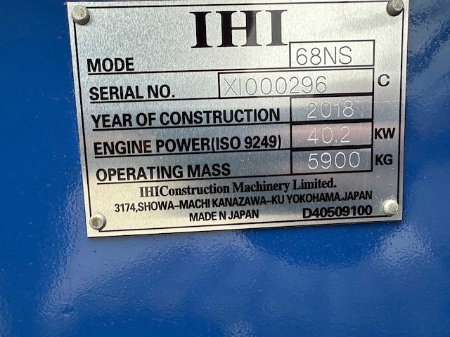 Ihi - 2018 - 68 ns - midigraafmachine - afbeelding 37 van  42