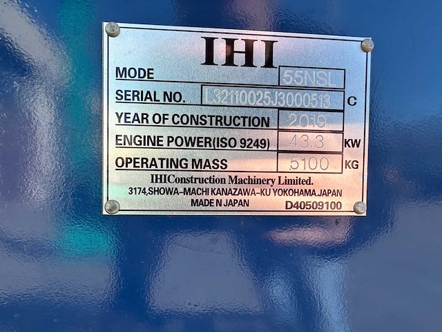 Ihi - 2019 - 55 nsl - midigraafmachine - afbeelding 30 van  34