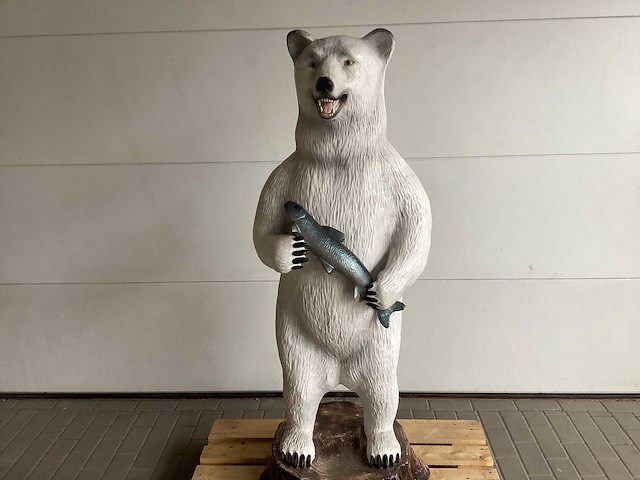 Ijsbeer polyester - afbeelding 1 van  2