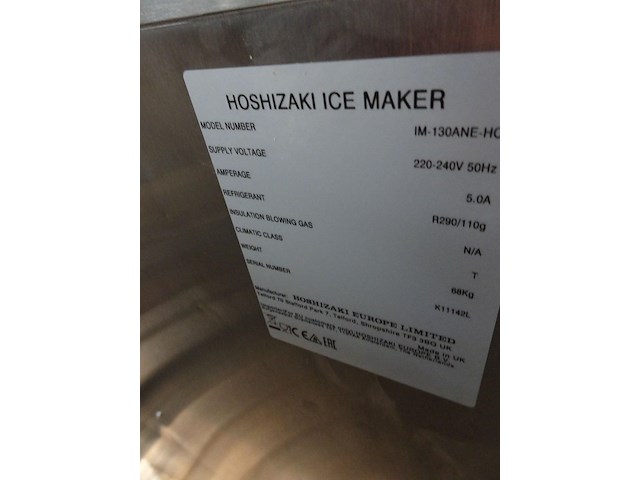 Ijsblokkenmachine hoshizaki - afbeelding 6 van  7