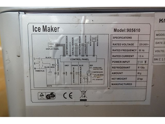 Ijsblokmachine catercool - afbeelding 7 van  10