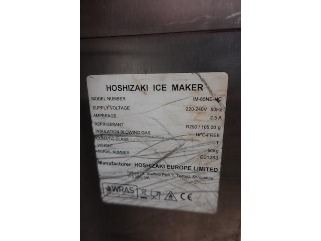 Ijsblokmachine hoshizaki - afbeelding 6 van  6