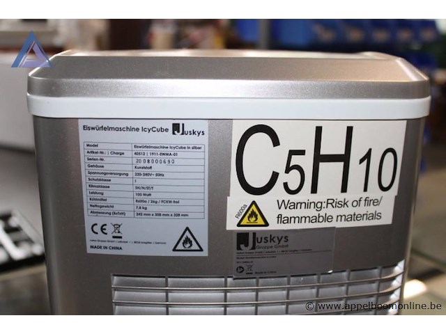 Ijsmachine, juskys, icycube, 100 watt, 220-240v, afmetingen 242x358x328mm, werking niet gekend - afbeelding 3 van  3