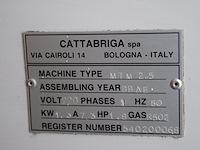 Ijsmachine mantematic 2,5 cattabriga 63x43x50 cm - afbeelding 2 van  10