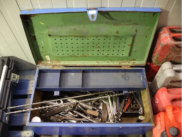 Ijzeren gereedschapskoffer - afbeelding 2 van  6