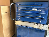 Ijzeren opbergkastje op wieltjes - afbeelding 3 van  3