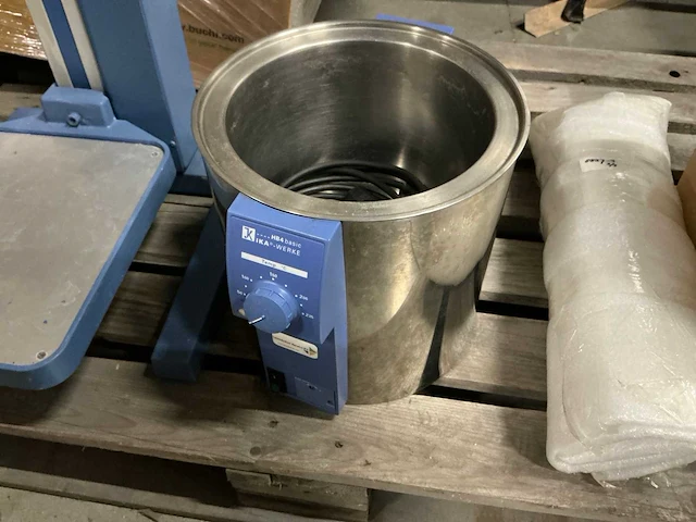 Ika rv 06-ml roterende verdamper + ika hb 4 basic verwarmingsbad met glaswerk - afbeelding 4 van  7