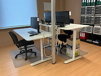 Ikea bekant diverse bureaus (4x) - afbeelding 2 van  9