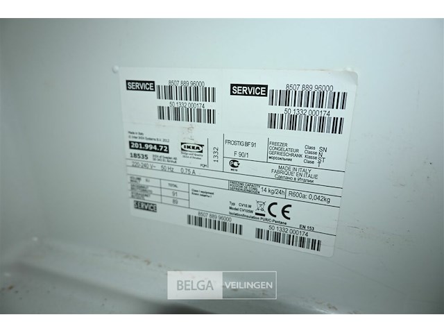 Ikea frostig vrieskast - afbeelding 4 van  5