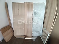 Ikea kledingkast lengte 1,5m h: 2,36m diepte: 60 cm - 2 modules van 75 cm - afbeelding 5 van  5