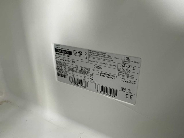 Ikea rakall cb243w koel vriescombinatie - afbeelding 4 van  4