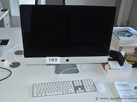 Imac, apple, a1418, met toetsenbord en muis, werking niet gekend, paswoord niet gekend, mogelijks icloud locked - afbeelding 1 van  2