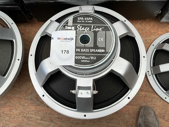 Img 2 x spa-45pa speaker 600 watt(2x) - afbeelding 1 van  1