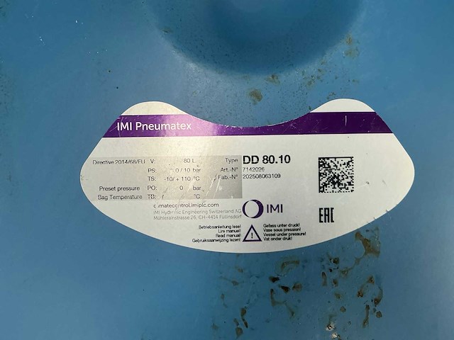 Imi pneumatex dd80.10 expansie vat - afbeelding 3 van  3