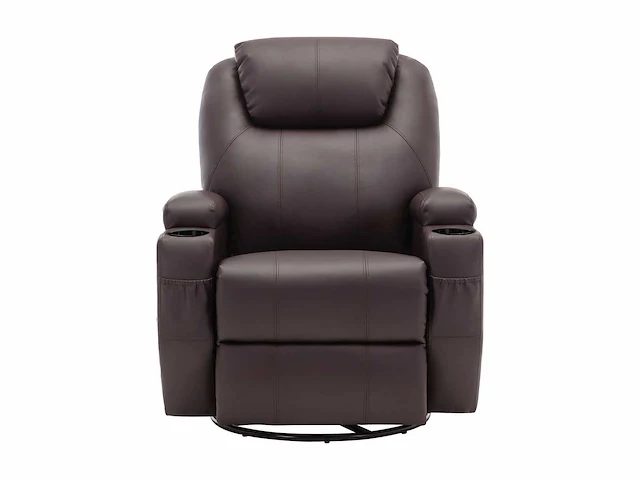 Imitatie massagestoel - bruin - afbeelding 5 van  10