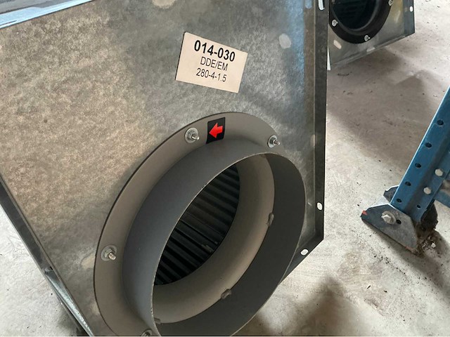 Imofa dde/em 280-4-1.5 centrifugaal ventilator - afbeelding 4 van  5