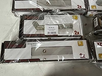 Impresso harrow set deurbeslag roestvrijstaal (6x) - afbeelding 4 van  6