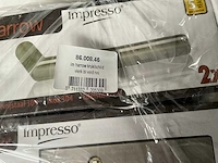 Impresso harrow set deurbeslag roestvrijstaal (6x) - afbeelding 5 van  6