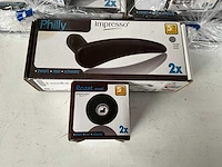 Impresso philly set deurbeslag zwart (9x) - afbeelding 2 van  6