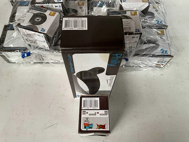 Impresso philly set deurbeslag zwart (9x) - afbeelding 3 van  6