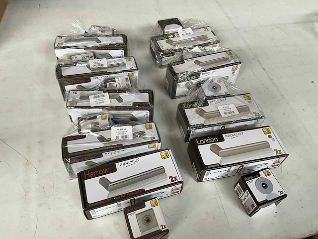 Impresso set deurbeslag (9x) - afbeelding 6 van  6