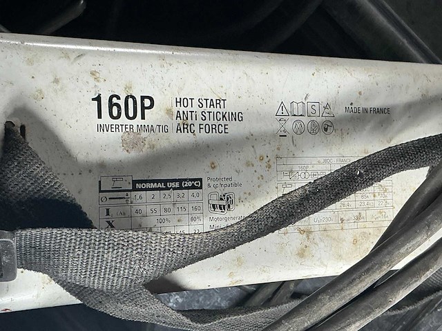 Ims pro 160p inverter mma/tig lasapparaat - afbeelding 3 van  3