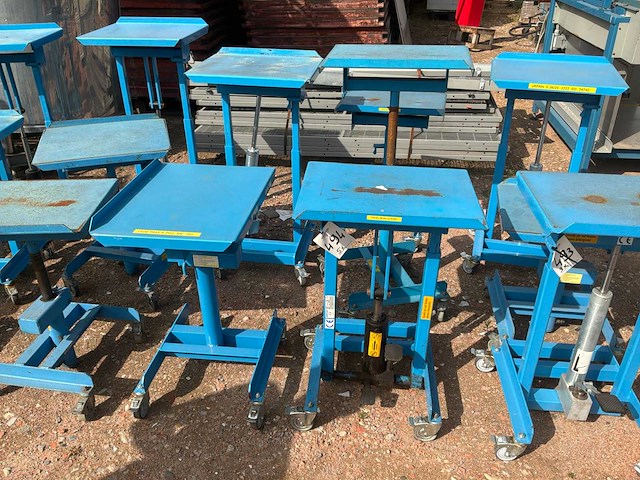 In hoogte verstelbare werktafel (5x) - afbeelding 1 van  4