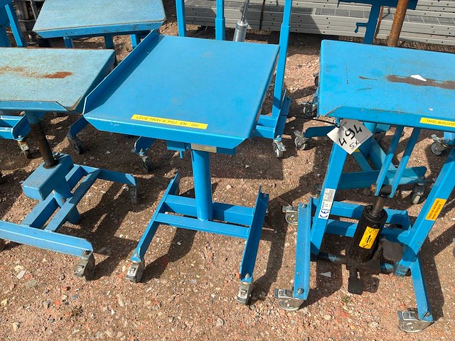 In hoogte verstelbare werktafel (5x) - afbeelding 3 van  4