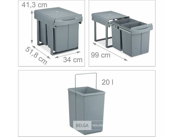 Inbouw afvalbak - afbeelding 7 van  9