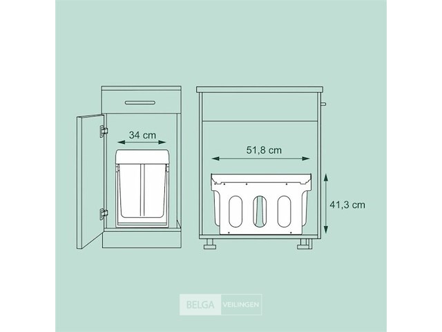 Inbouw afvalbak - afbeelding 9 van  9