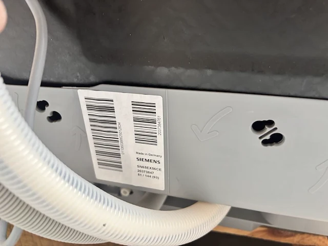 Inbouw afwasmachine siemens sn65ex56ce - afbeelding 4 van  4