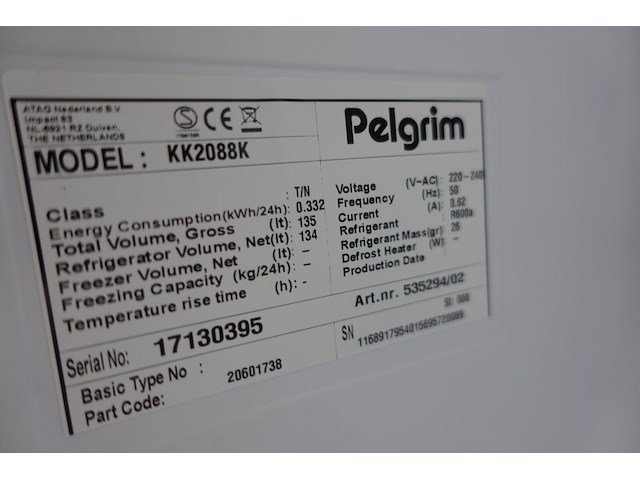 Inbouw koelkast pelgrim - afbeelding 4 van  4