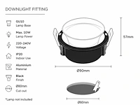 Inbouw led downlight (horoz) – ip20 – mint-1 (25 stuks) - afbeelding 4 van  4