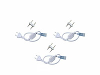 Inbouw led spot - 7w - draaibaar - zilver - 6500k koud wit (x25) - afbeelding 2 van  5