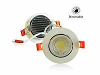 Inbouw led spot – 7w – dimbaar – 6500k koud wit – ip20 (x25) - afbeelding 3 van  6