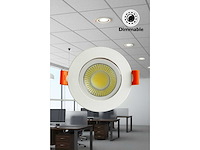 Inbouw led spot – 7w – dimbaar – 6500k koud wit – ip20 (x50) - afbeelding 1 van  3