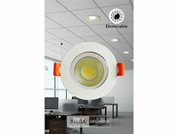 Inbouw led spot – 7w – dimbaar – 6500k koud wit – ip20 (x50) - afbeelding 2 van  6