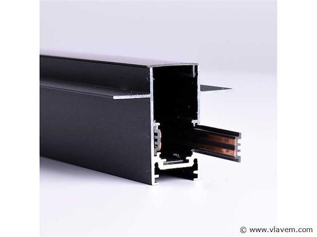 Inbouw magnetische rail 20mm 48v - 3 meter (x3) - afbeelding 3 van  6