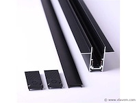 Inbouw magnetische rail 20mm 48v - 3 meter (x6) - afbeelding 4 van  6