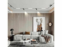 Inbouw magnetische rail 20mm 48v - 3 meter (x6) - afbeelding 6 van  7