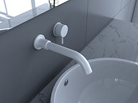 Inbouw mengkraan - wit - afbeelding 1 van  3